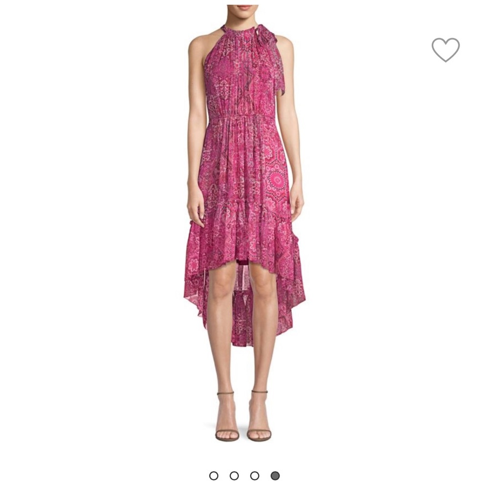Elie Tahari Primrose Floral Print Silk Dress
